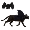 Ropa para perros grandes, disfraz de Halloween, ropa de cosplay, ropa de ala de murciélago para mascotas, ropa de cambio de gato, ropa de moda, Navidad negra