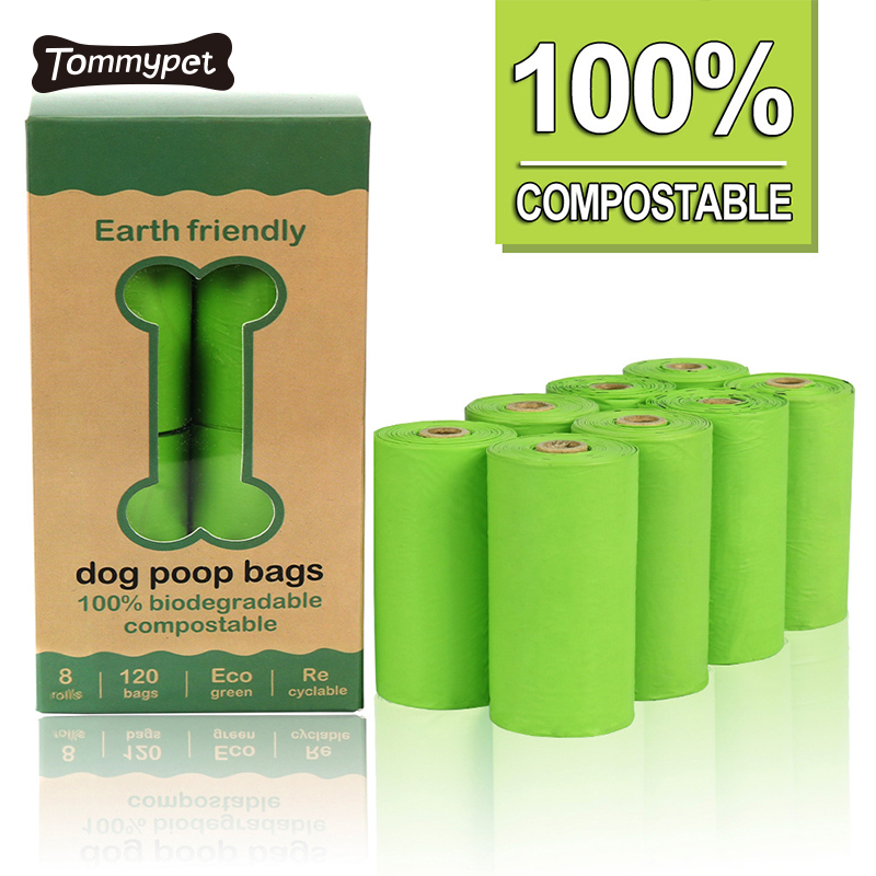 bolsa de desechos de caca de animal doméstico bolsa de caca de perro compostable biodegradable bolsa de caca de perro bolsa de caca de gato