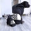 Suéter de ropa para perros de marca de lujo al por mayor, chaqueta con capucha para cara de perro para mascotas