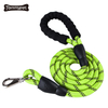 Cuerda redonda reflectante de nailon trenzado duradero para escalada de montaña, correa para mascotas, mango suave, deportes al aire libre para mascotas con soporte para bolsa de caca