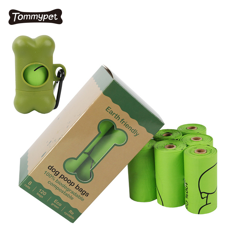 bolsa de desechos de caca de animal doméstico bolsa de caca de perro compostable biodegradable bolsa de caca de perro bolsa de caca de gato