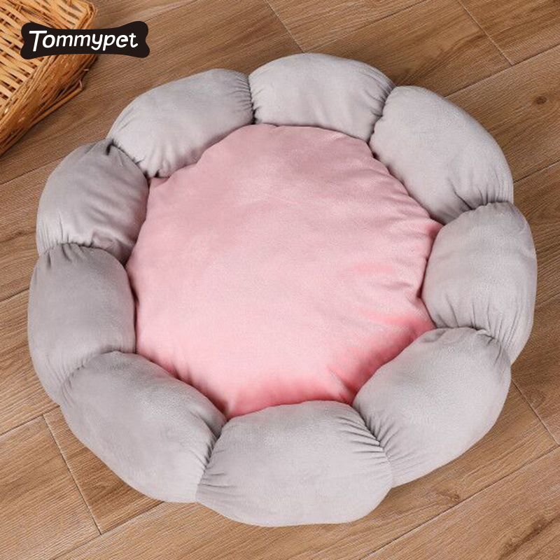 Cama para gatos súper suave del superventas de Amazon Cama cálida para mascotas Cama para perros de felpa rellena de algodón PP