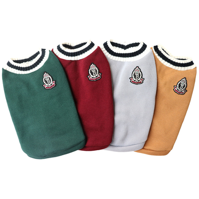 Teddy Cat Fleece Warm Sports Winter Luxury Classic Cashmere Knitted Cotton Pet Blank Dog Sweater Ropa para perros pequeños