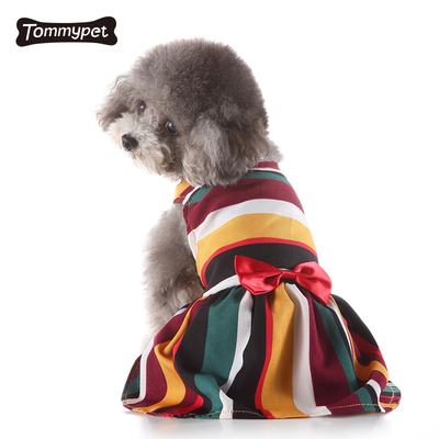 2021 Vestido lindo para perros Ropa de lujo Boda Vestido rojo para perros de verano para perros