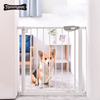Cerca plástica del perro de la puerta del animal doméstico de la escalera 2-en-1 extra ancha personalizada del OEM 2021 y del pasillo para la casa