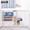 Cerca plástica del perro de la puerta del animal doméstico de la escalera 2-en-1 extra ancha personalizada del OEM 2021 y del pasillo para la casa