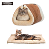 Precio barato de Amazon al por mayor gato saco de dormir estera de gato mascota gato cama de túnel